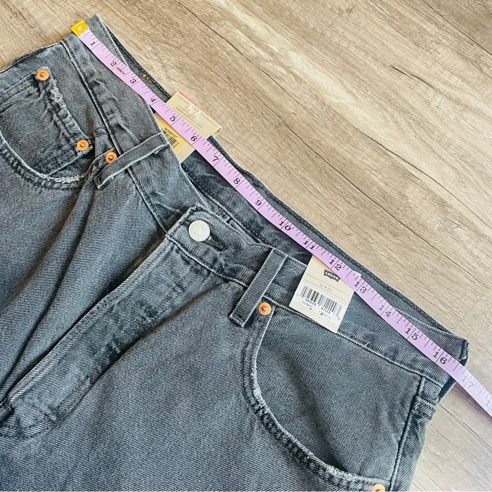 Levi’s 501 Original Cropped Black Jeans 32x26 NWT NEW! Unisex